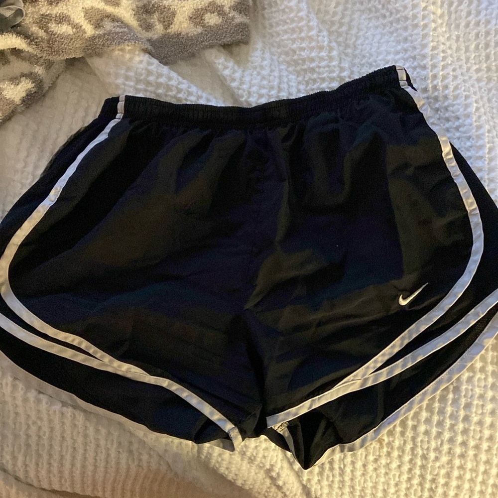 Black and white Nike shorts- size S